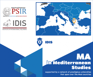 MA in “Mediterranean Studies”: Memorandum of Cooperation PSIR-IDIS